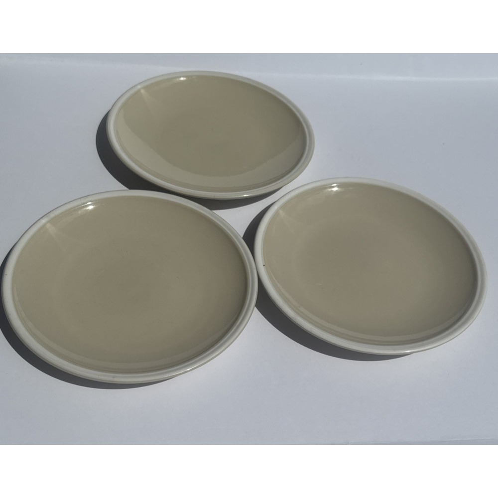 Jepcor Whipped Cream Epoch 3 Dinner Plates VTG 10 inch beige white replacement
